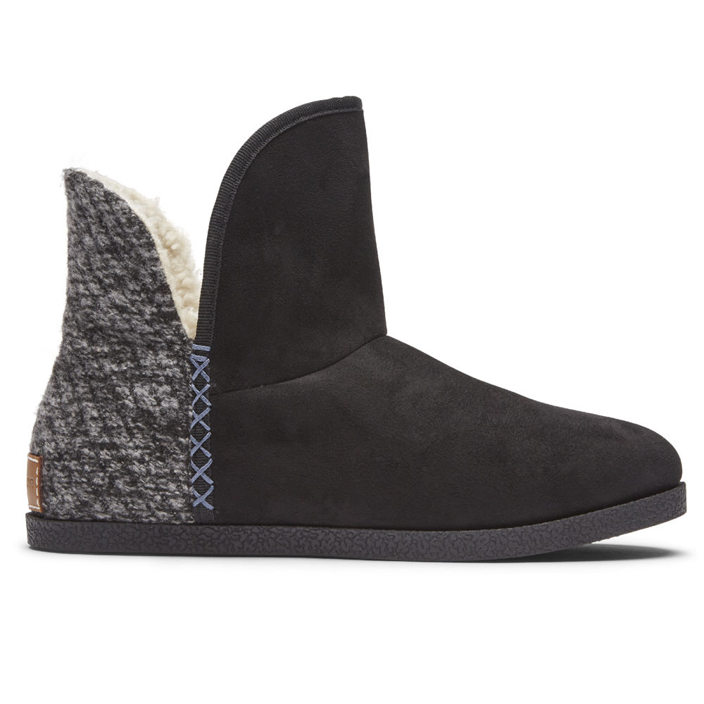 Rockport Støvler Dame Svart - Trutech Veda Slipper - HUAN87419